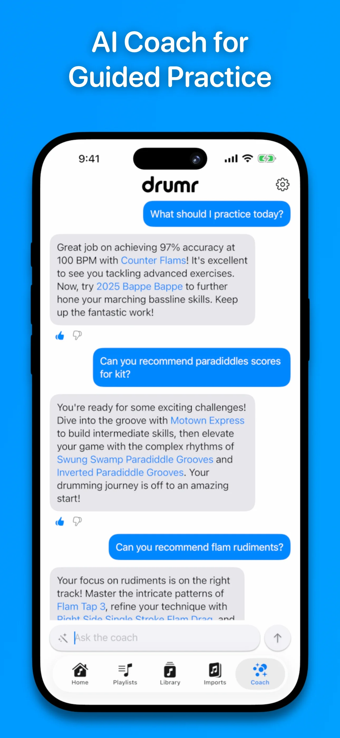 Drumr on iPhone - KitView